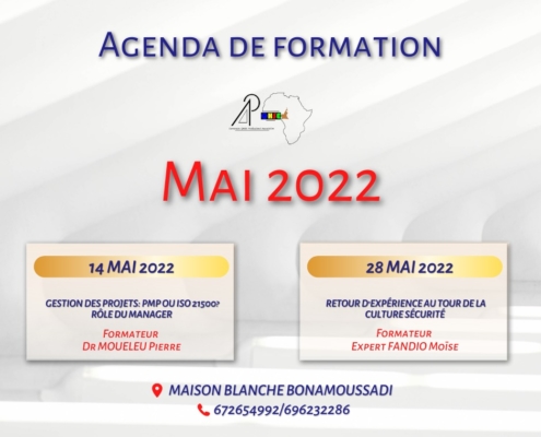 Agenda des formations